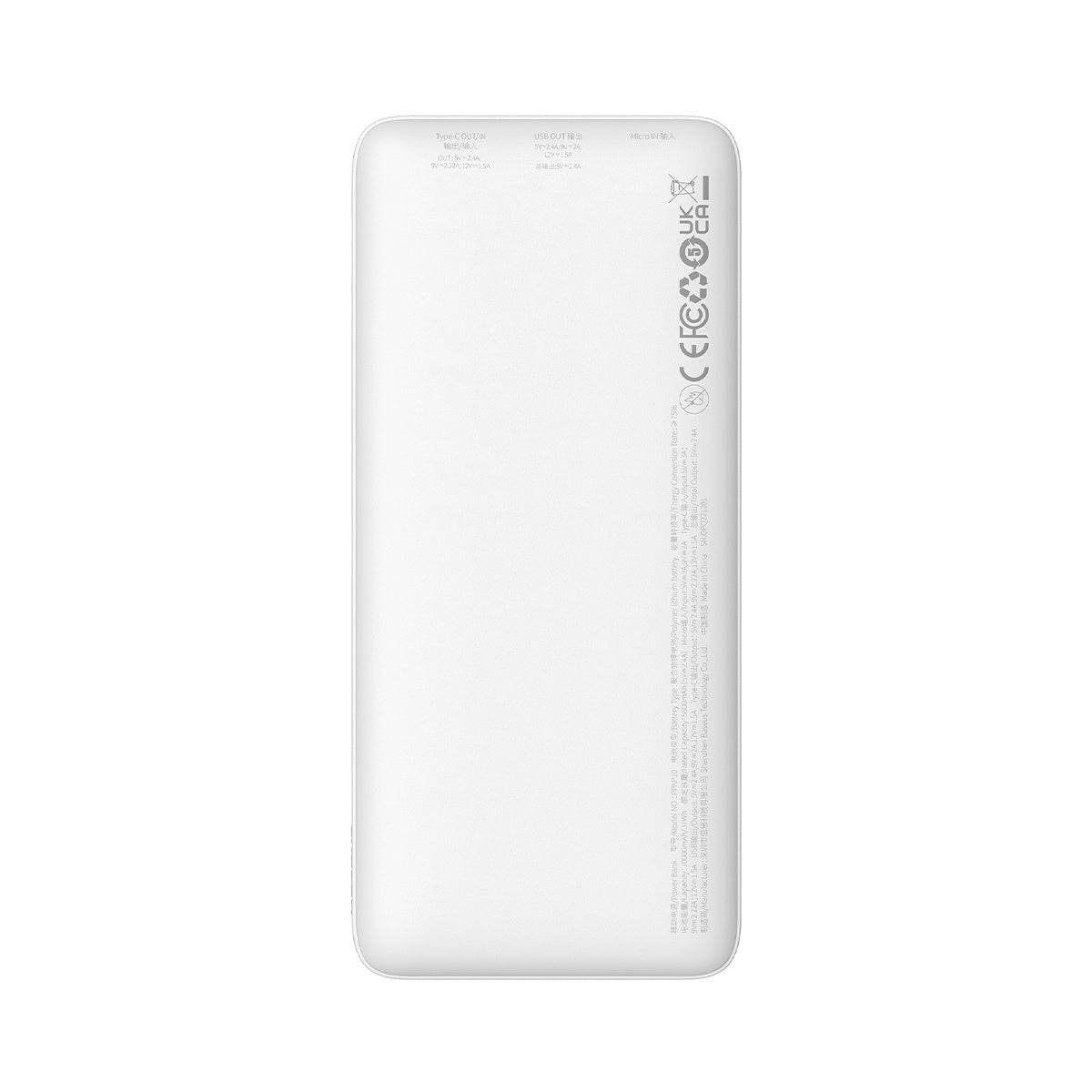 Powerbank Baseus Airpow 20W 10000mAh z kablem Baseus Simple Series USB-A – USB-C 30 cm