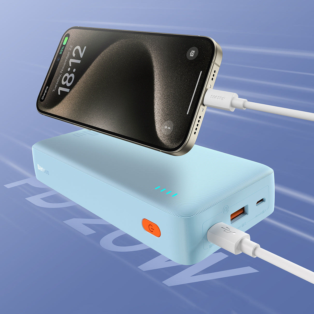Powerbank Baseus Airpow 20W 20000mAh