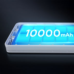 Powerbank Baseus Airpow Lite 10000mAh 22,5W z wbudowanymi kablami USB-C i Lightning