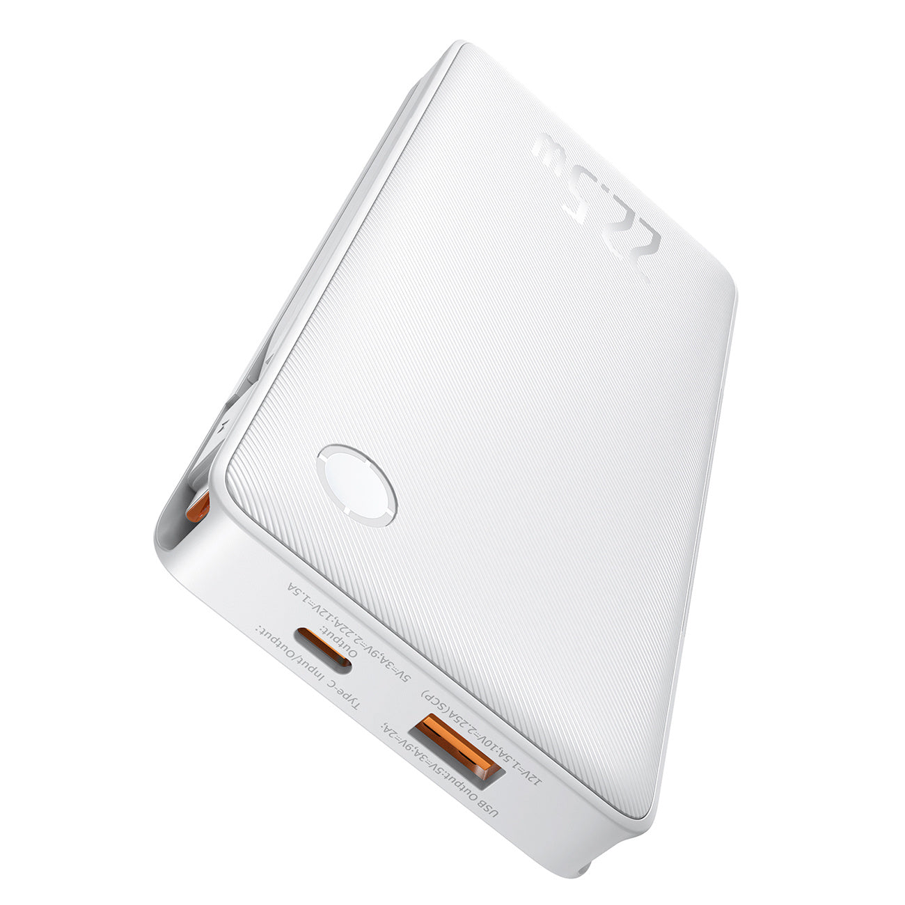 Powerbank Baseus Airpow Lite 10000mAh 22,5W z wbudowanymi kablami USB-C i Lightning