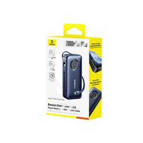Powerbank Baseus EnerCore CR11 20000mAh 100W ze zwijanymi kablami USB-C