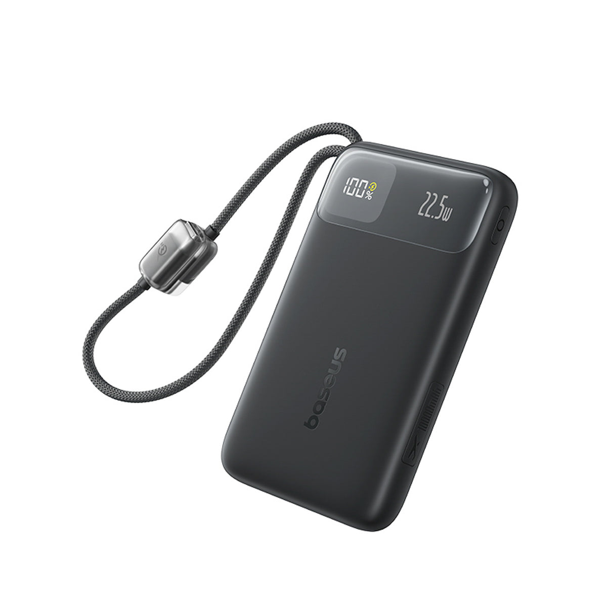 Powerbank Baseus EnerFill FC11 10000mAh 22.5W z wyświetlaczem cyfrowym i dwoma wbudowanymi kablami