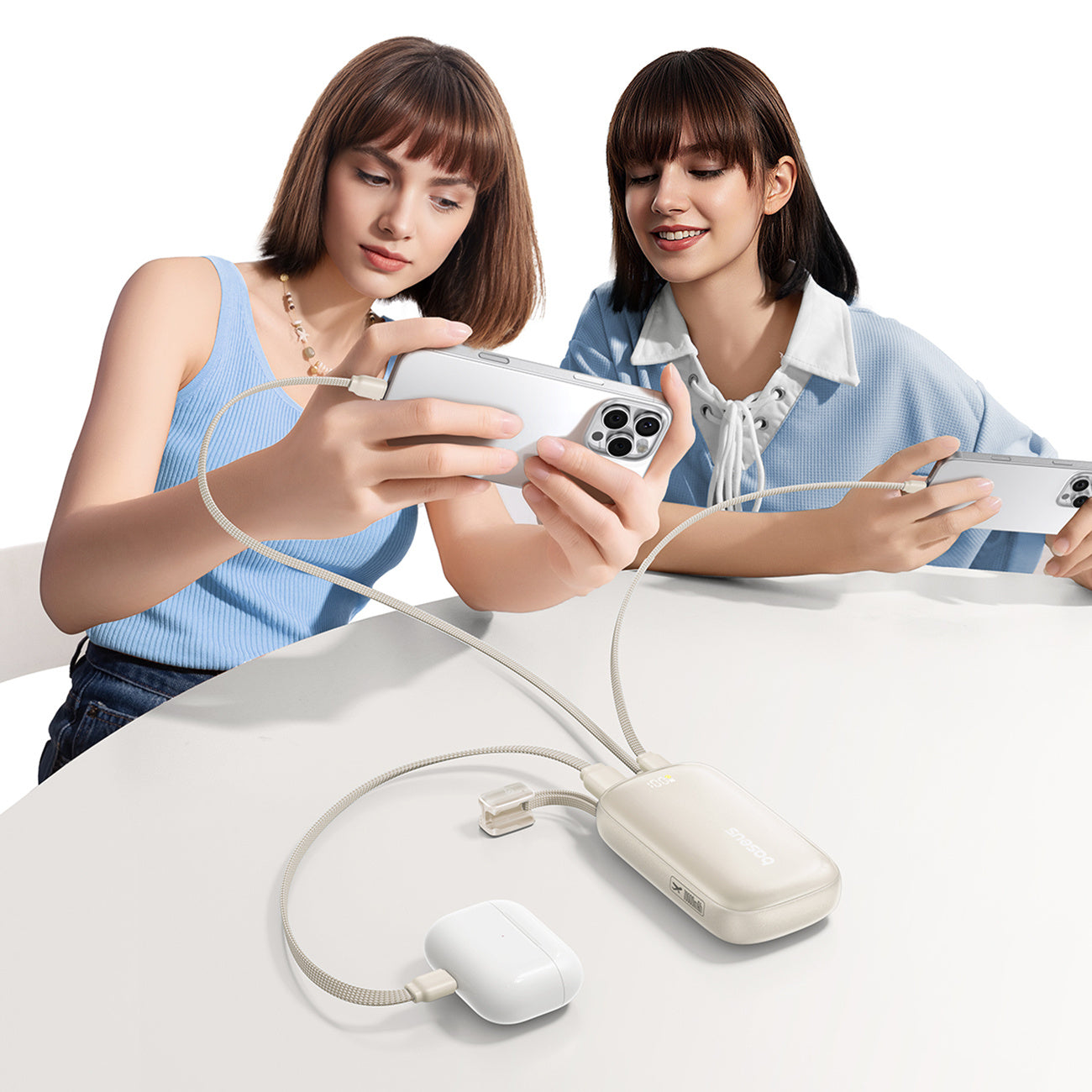 Powerbank Baseus EnerFill FC21 Qpow 3 Ultra 10000mAh 22,5W z dołączonym kablem-smyczą