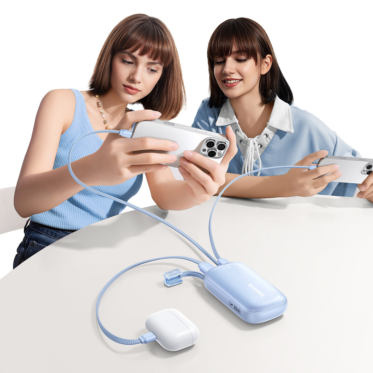 Baseus EnerFill FC21 Qpow 3 Ultra Powerbank 10000mAh 45W z odłączanym kablem USB-C/Lightning