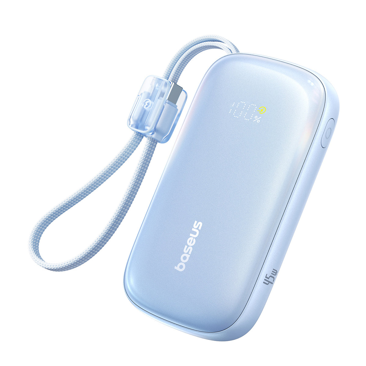Baseus EnerFill FC21 Qpow 3 Ultra Powerbank 10000mAh 45W z odłączanym kablem USB-C/Lightning