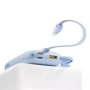 Baseus EnerFill FC21 Qpow 3 Ultra Powerbank 10000mAh 45W z odłączanym kablem USB-C/Lightning