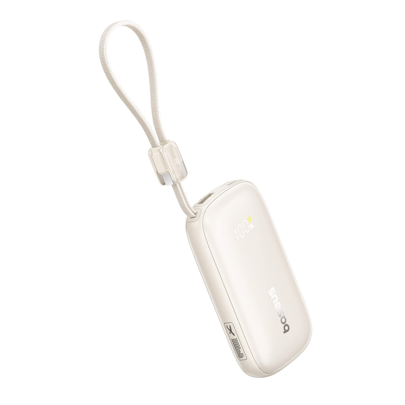 Baseus EnerFill FC21 Qpow 3 Ultra Powerbank 10000mAh 45W z wyświetlaczem cyfrowym z odłączanym kablem USB-C – Lightning