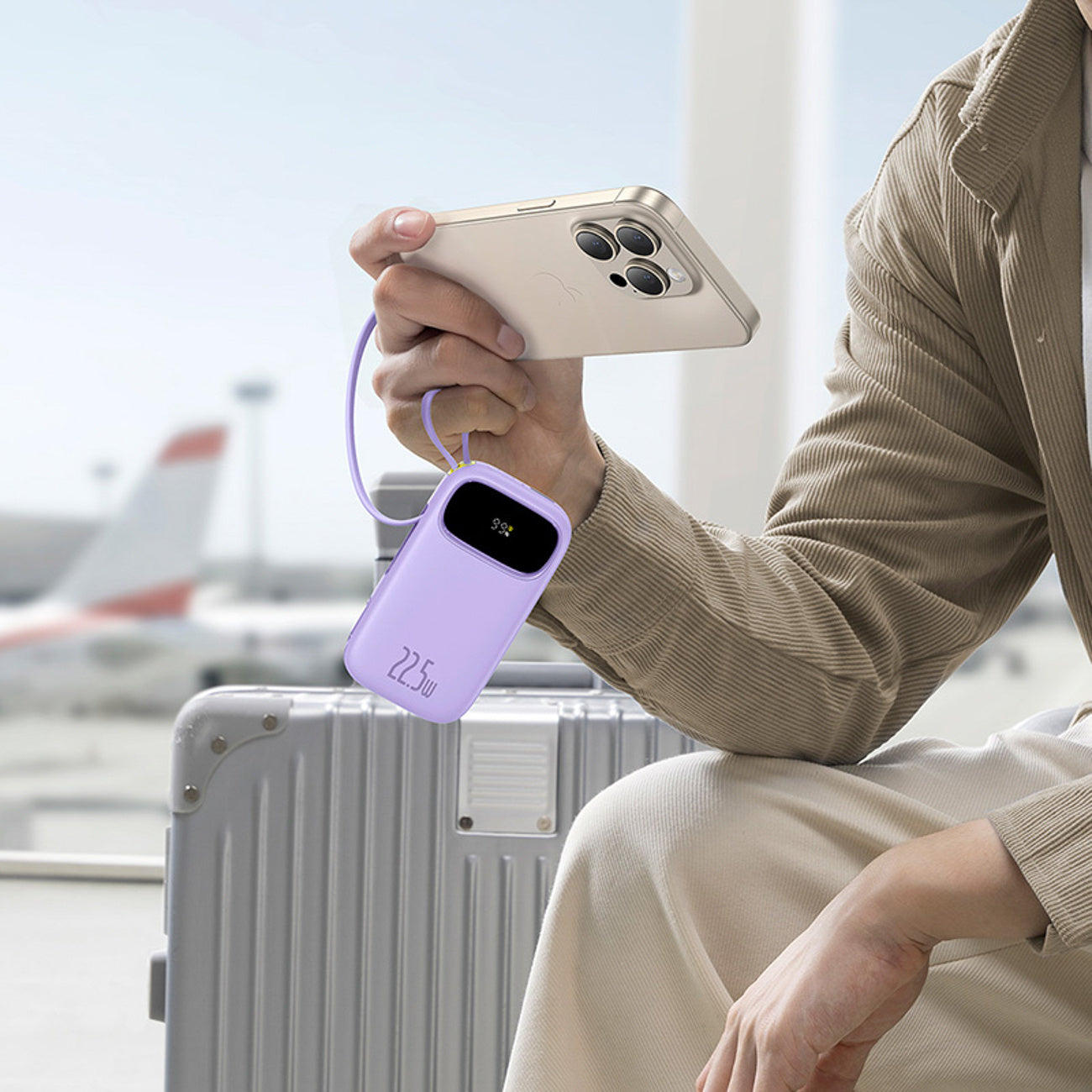 Baseus EnerFill FC21 Qpow 3 Ultra Powerbank 20000mAh 22.5W z wyświetlaczem cyfrowym