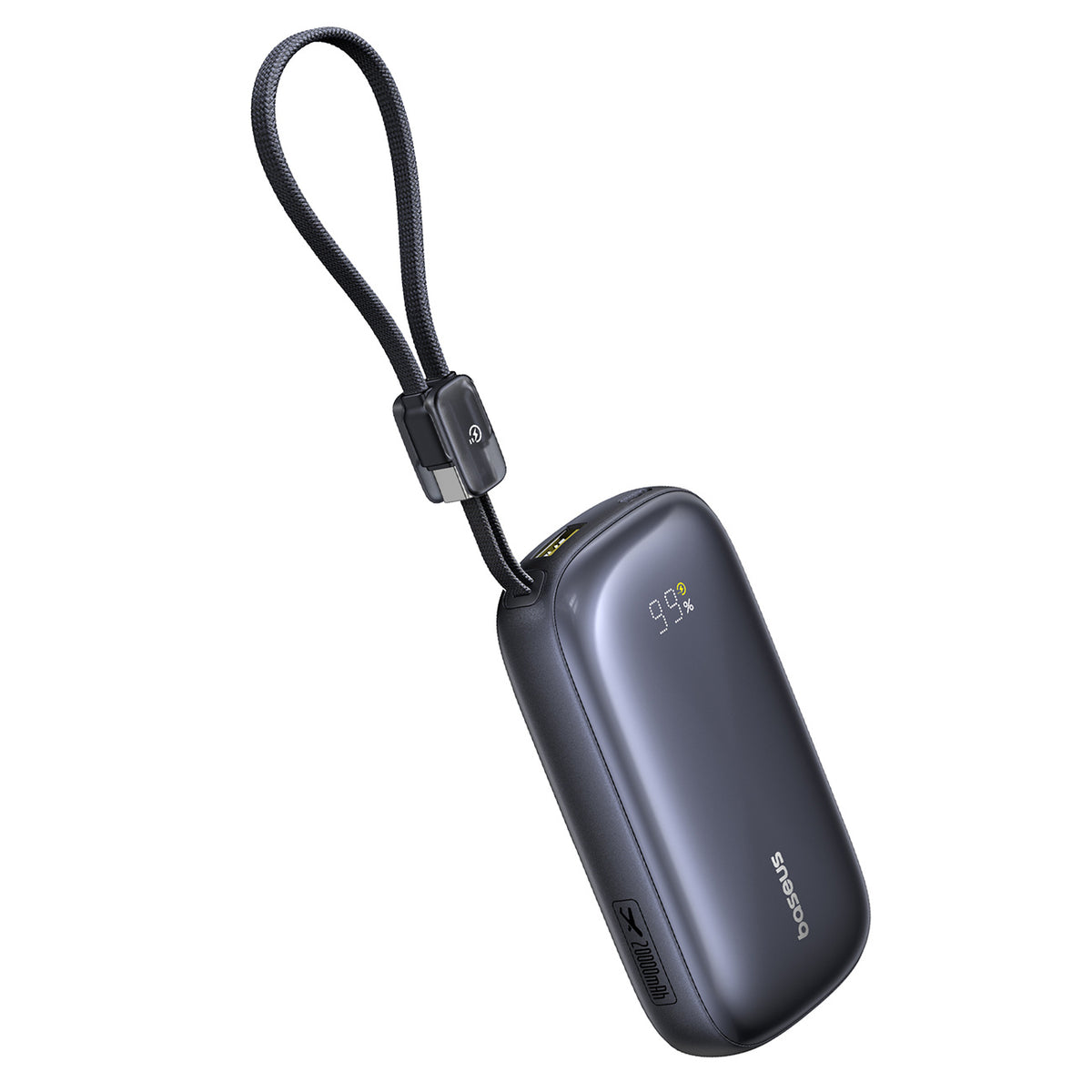 Powerbank Baseus EnerFill FC21 Qpow3 Ultra 20000mAh 22.5W z wyświetlaczem i odłączanym kablem