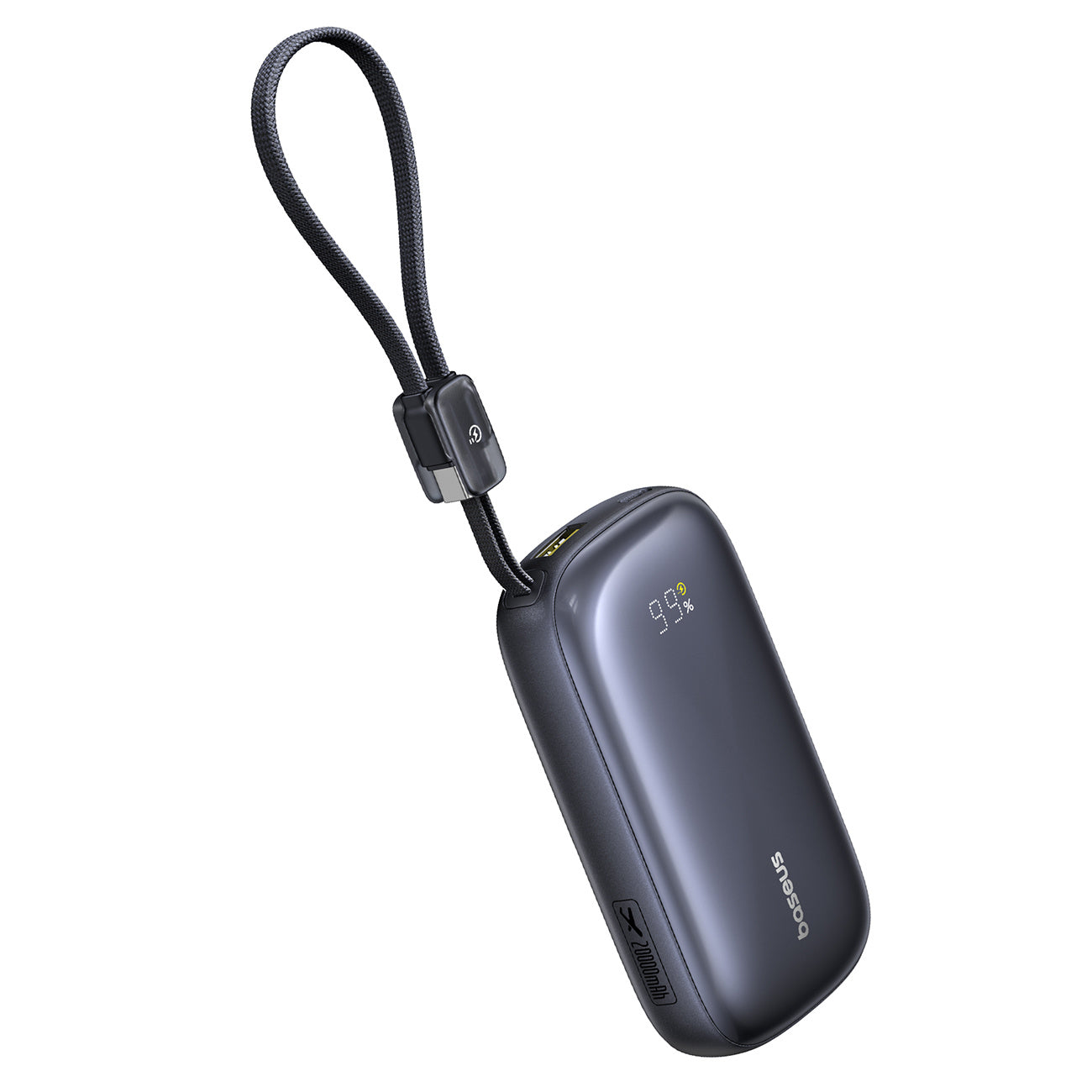 Powerbank Baseus EnerFill FC21 Qpow3 Ultra 20000mAh 22.5W z wyświetlaczem i odłączanym kablem