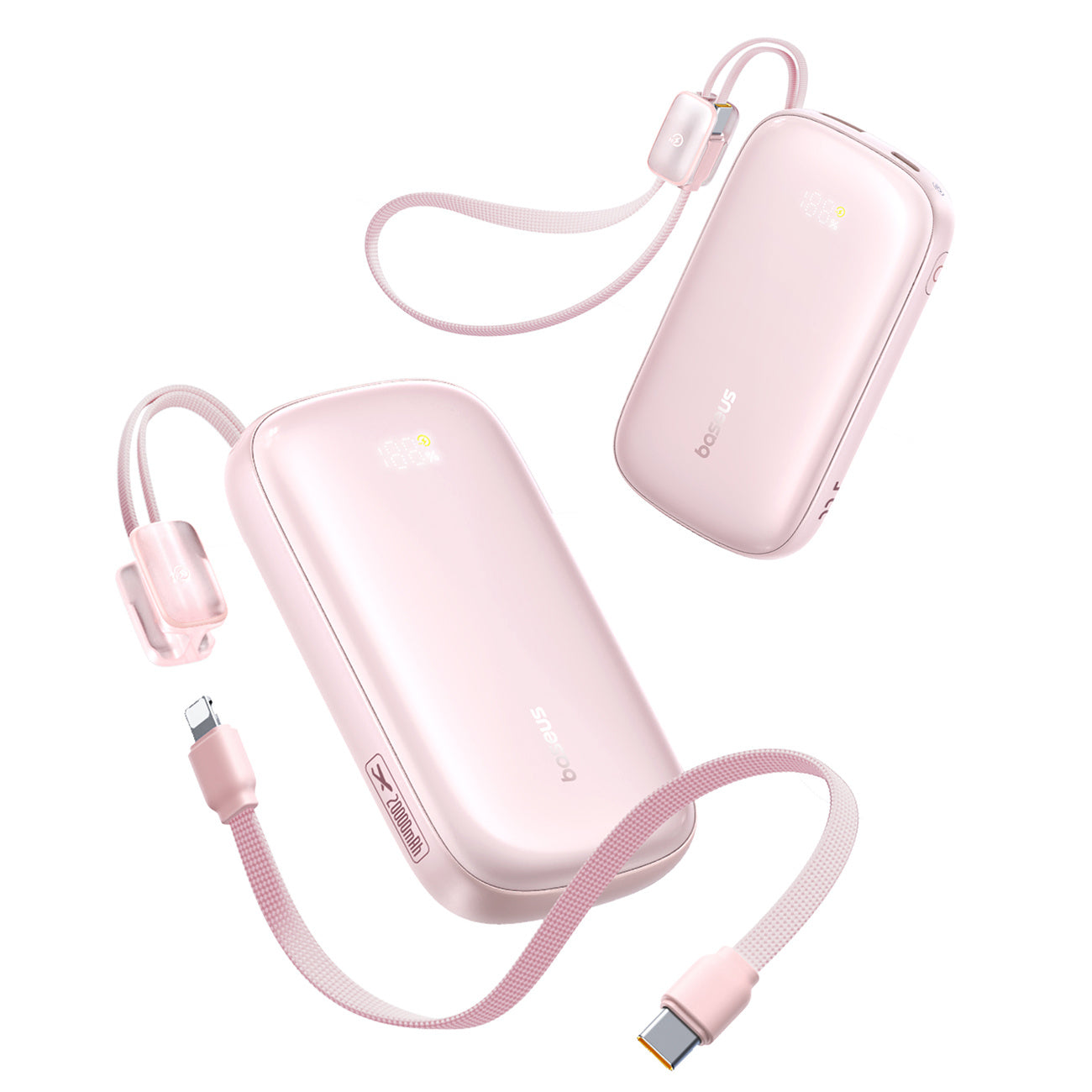 Powerbank Baseus EnerFill FC21 Qpow 3 Ultra 20000mAh 22.5W z wyświetlaczem z dołączonym kablem
