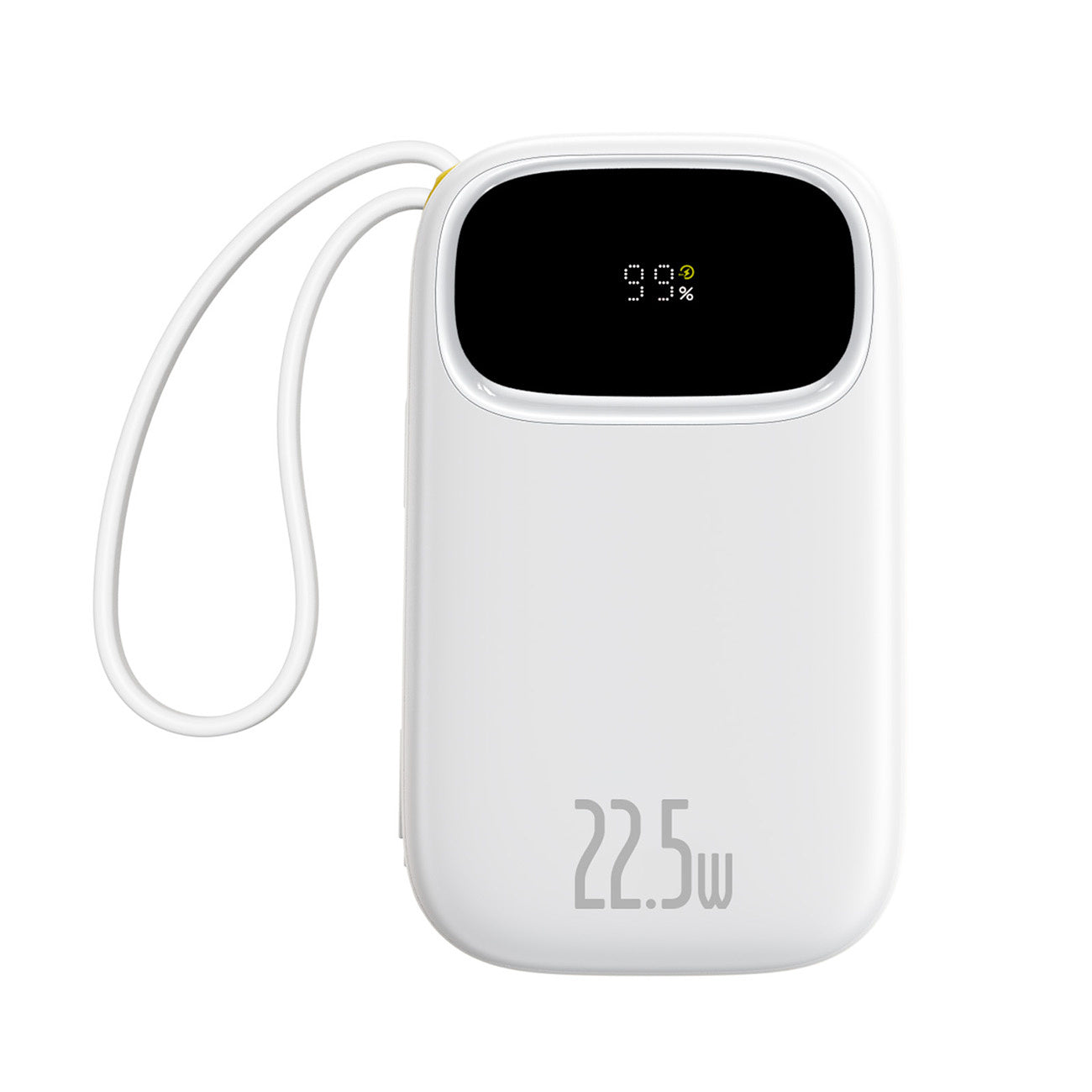 Powerbank Baseus EnerFill FC31 20000mAh 22.5W z wyświetlaczem cyfrowym i 2 wbudowanymi kablami (USB-C + Lightning)