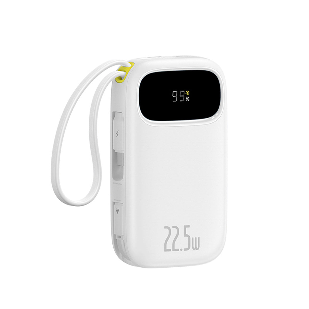 Baseus EnerFill FC31 QPow3 Powerbank 10000mAh 22.5W z wyświetlaczem cyfrowym i 2 wbudowanymi kablami