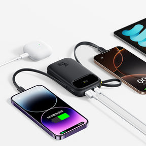Powerbank Baseus EnerFill FC31 QPow3 10000mAh 45W z kablami USB-C i Lightning