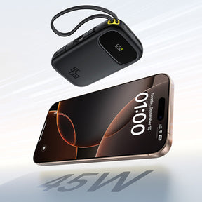Powerbank Baseus EnerFill FC31 QPow3 10000mAh 45W z kablami USB-C i Lightning