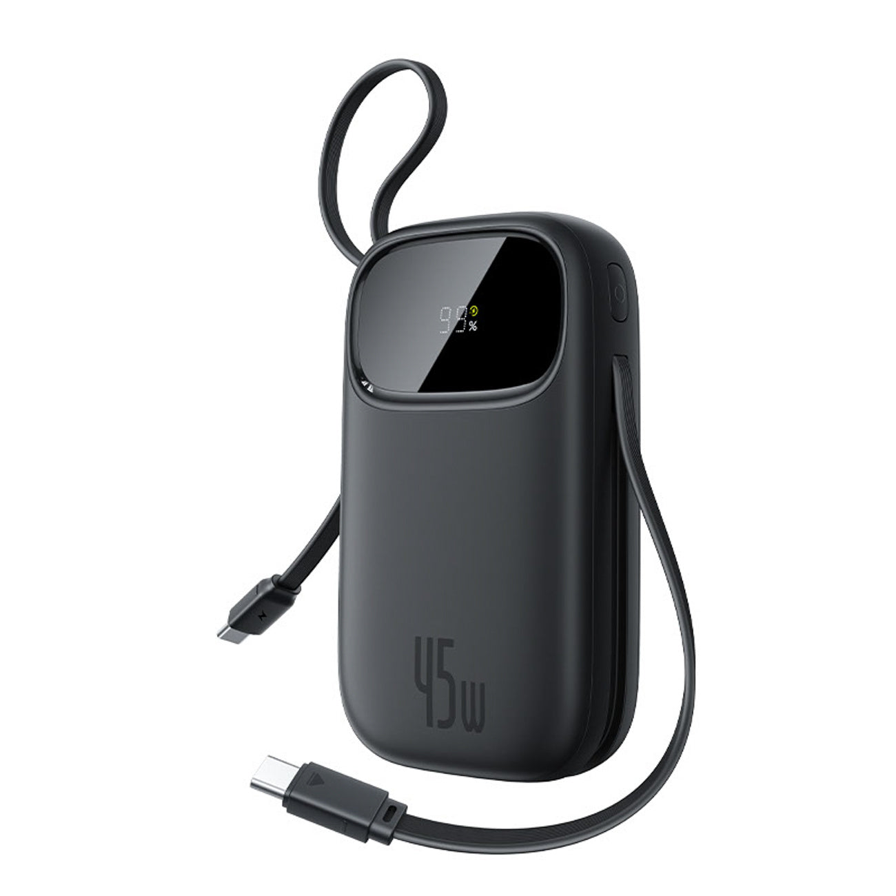 Powerbank Baseus EnerFill FC31 QPow3 10000mAh 45W z wyświetlaczem cyfrowym z 2 wbudowanymi kablami USB-C