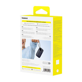 Powerbank Baseus EnerFill FC31 QPow3 10000mAh 45W z wyświetlaczem cyfrowym z 2 wbudowanymi kablami USB-C