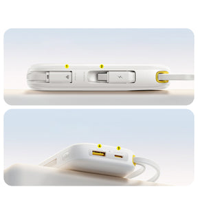 Baseus EnerFill FC31 QPow3 Powerbank 20000mAh 45W z wyświetlaczem cyfrowym i 2 wbudowanymi kablami USB-C