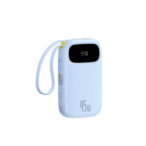 Powerbank Baseus EnerFill FC31 QPow3 20000mAh 45W z wyświetlaczem cyfrowym z 2 wbudowanymi kablami USB-C