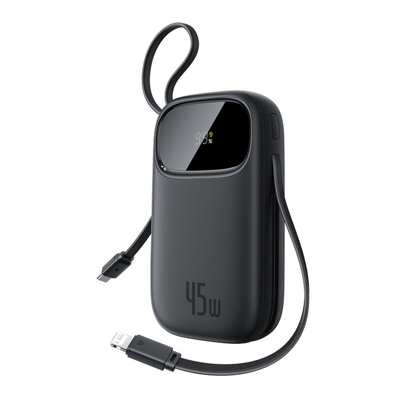 Powerbank Baseus EnerFill FC31 QPow3 20000mAh 45W z wyświetlaczem z kablami USB-C i Lightning