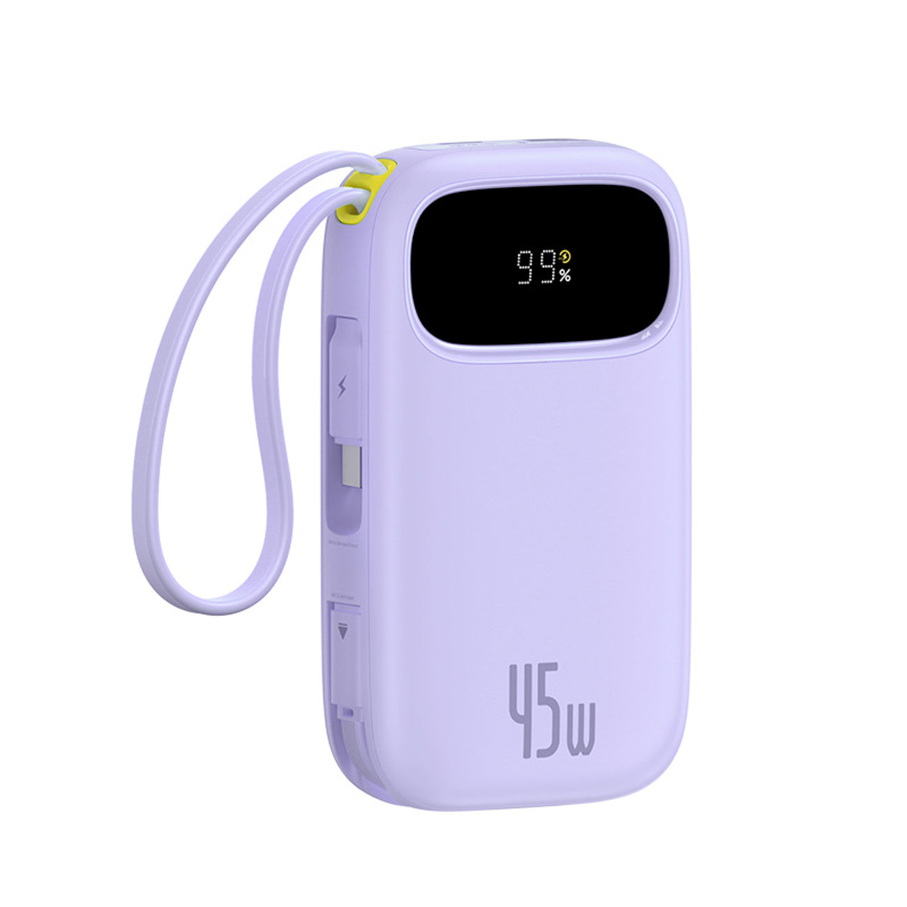 Powerbank Baseus EnerFill FC31 QPow3 20000mAh 45W z wyświetlaczem z kablami USB-C i Lightning