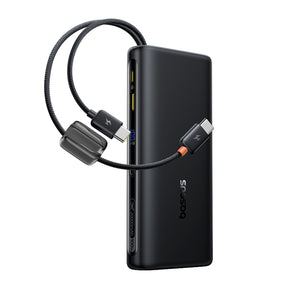 Powerbank Baseus EnerFill FC41 20000mAh 100W z wyświetlaczem cyfrowym i wbudowanym podwójnym kablem USB-C