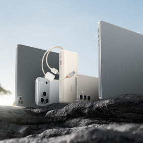 Baseus EnerFill FC41 Powerbank 20000mAh 100W z wyświetlaczem cyfrowym i dwoma wbudowanymi kablami USB-C