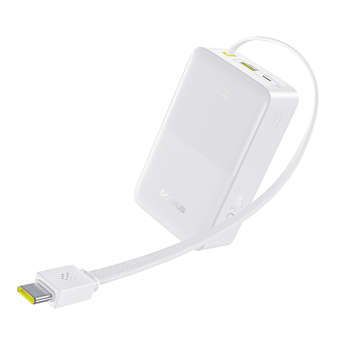 Baseus EnerFill FC51 Bipow 2 Pro Powerbank 30000mAh 22.5W z wbudowanym kablem USB-C