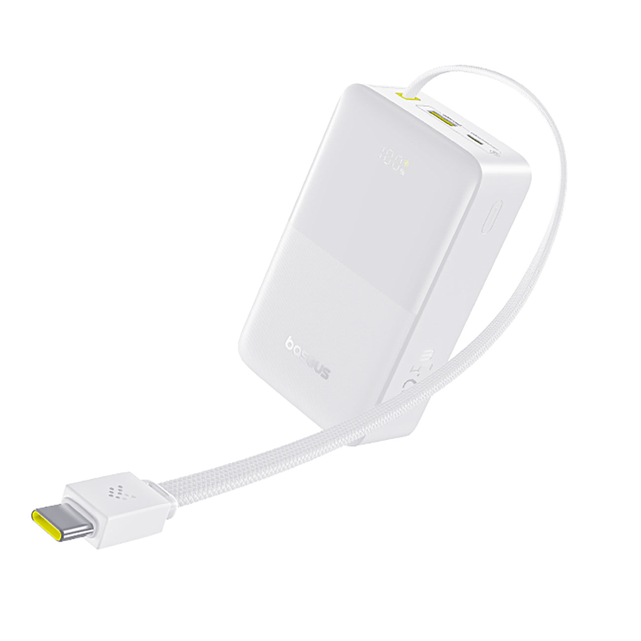 Baseus EnerFill FC51 Bipow 2 Pro Powerbank 30000mAh 22.5W z wbudowanym kablem USB-C