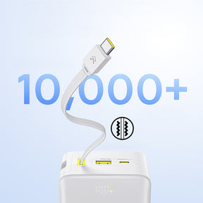 Baseus EnerFill FC51 Bipow 2 Pro Powerbank 30000mAh 22.5W z wbudowanym kablem USB-C
