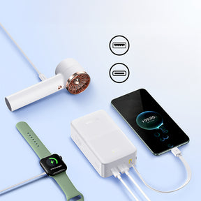 Baseus EnerFill FC51 Bipow 2 Pro Powerbank 30000mAh 22.5W z wbudowanym kablem USB-C