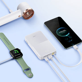 Baseus EnerFill FC51 Bipow2 Pro Powerbank 10000mAh 22.5W z wyświetlaczem cyfrowym i wbudowanym kablem