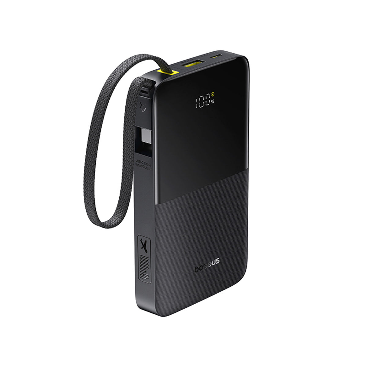 Powerbank Baseus EnerFill FC51 Bipow2 Pro 10000mAh 22.5W z wyświetlaczem cyfrowym i wbudowanym kablem