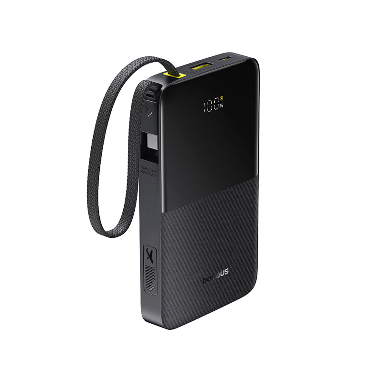 Powerbank Baseus EnerFill FC51 Bipow2 Pro 10000mAh 22.5W z wyświetlaczem cyfrowym i wbudowanym kablem