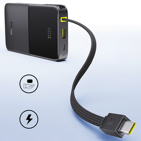 Powerbank Baseus EnerFill FC51 Bipow2 Pro 10000mAh 22.5W z wyświetlaczem cyfrowym i wbudowanym kablem