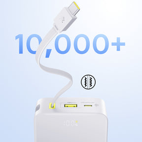 Powerbank Baseus EnerFill FC51 Bipow2 Pro 20000mAh 22.5W z wyświetlaczem cyfrowym i wbudowanym kablem