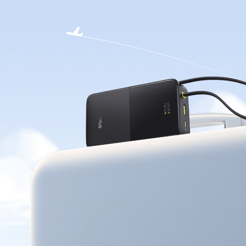 Baseus EnerFill FC51 Bipow2 Pro Powerbank 20000mAh 22.5W z wyświetlaczem cyfrowym i wbudowanym kablem