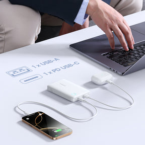 Powerbank Baseus EnerFill FP11 10000mAh 15W z kablem USB-C 30cm