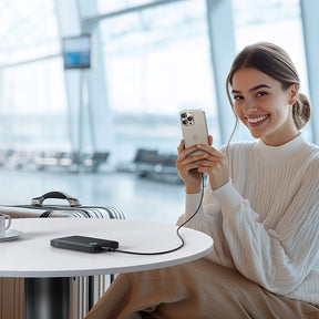 Powerbank Baseus EnerFill FP11 10000mAh 15W (z kablem Simple USB-C - USB-C 20V/3A 30cm)