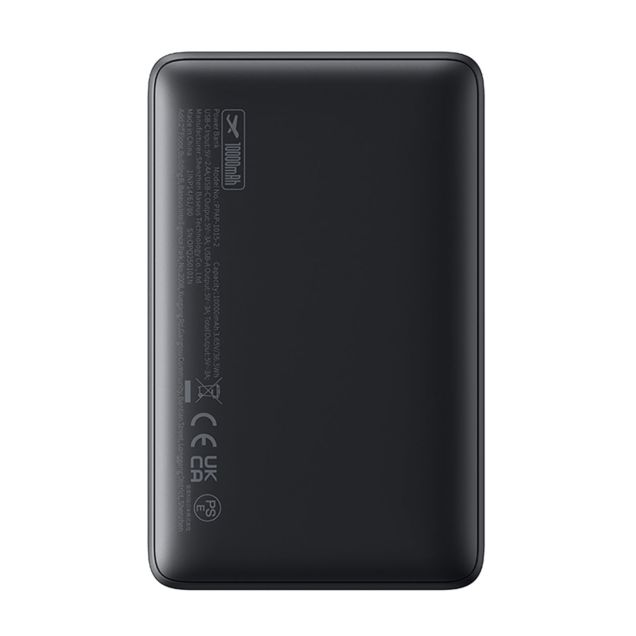 Powerbank Baseus EnerFill FP11 10000mAh 15W (z kablem Simple USB-C - USB-C 20V/3A 30cm)