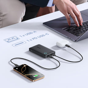 Powerbank Baseus EnerFill FP11 10000mAh 15W (z kablem Simple USB-C - USB-C 20V/3A 30cm)