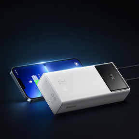 Powerbank Baseus EnerFill FP41 30000mAh 22.5W z kablem Baseus Simple USB-A - USB-C 3A 30cm
