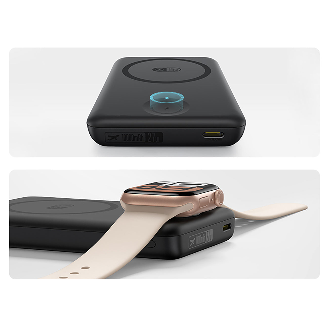 Baseus EnerFill FT11 Powerbank magnetyczny 2w1 10000mAh 27W z kablem USB-C
