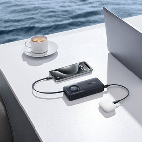 Powerbank Baseus Free2Pull 10000mAh 30W z portem USB-C i rozwijanym kablem USB-C
