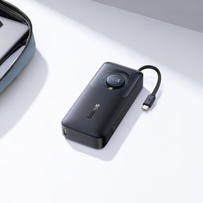 Powerbank Baseus Free2Pull 10000mAh 30W z portem USB-C i rozwijanym kablem USB-C