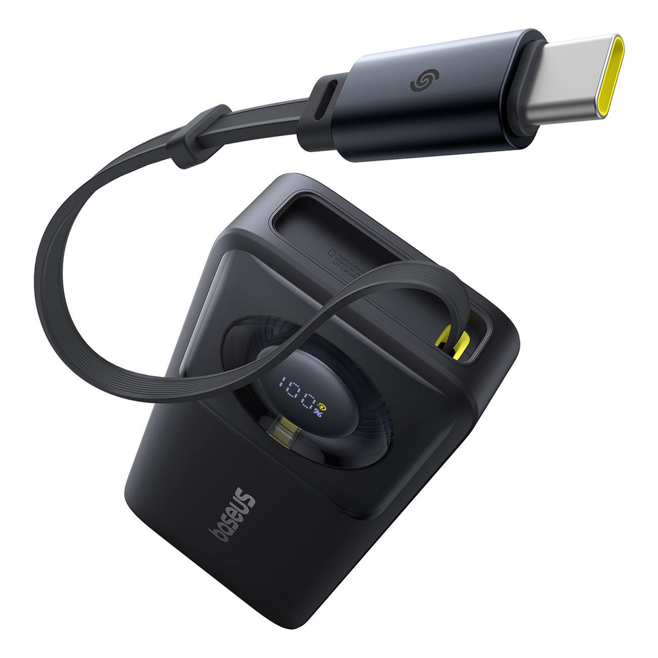 Powerbank Baseus Free2Pull 10000mAh 30W z portem USB-C i rozwijanym kablem USB-C