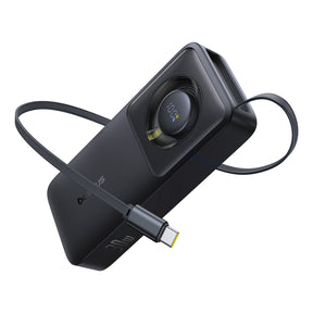 Powerbank Baseus Free2Pull 10000mAh 30W z portem USB-C i rozwijanym kablem USB-C