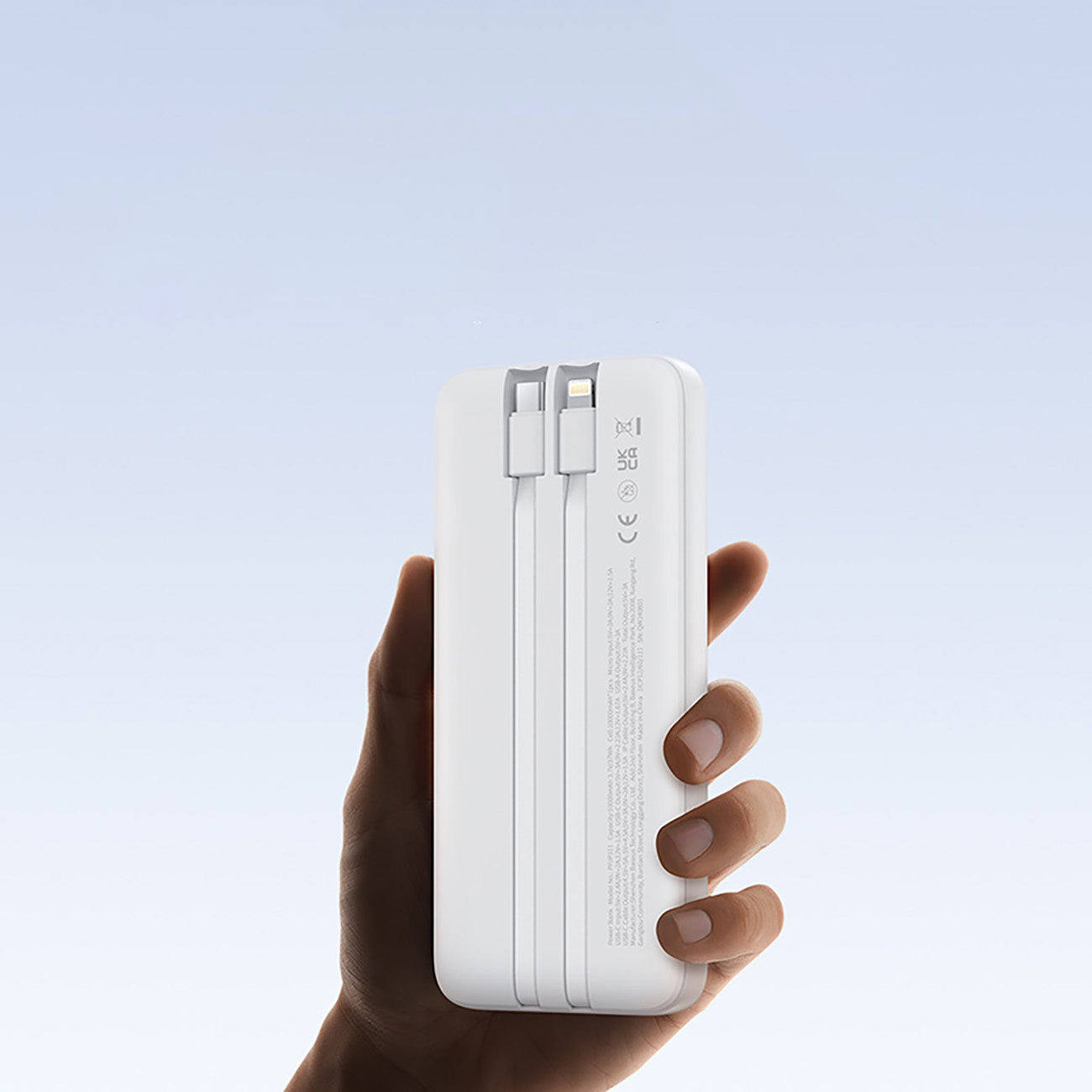 Powerbank Baseus Lipow 10000mAh 22,5W z dwoma wbudowanymi kablami
