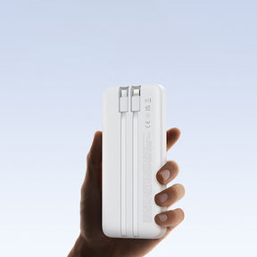 Powerbank Baseus Lipow 10000mAh 22,5W z dwoma wbudowanymi kablami