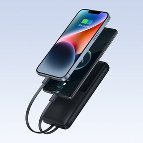 Baseus Lipow Powerbank 10000mAh 22.5W z podwójnym wbudowanym kablem i wyświetlaczem